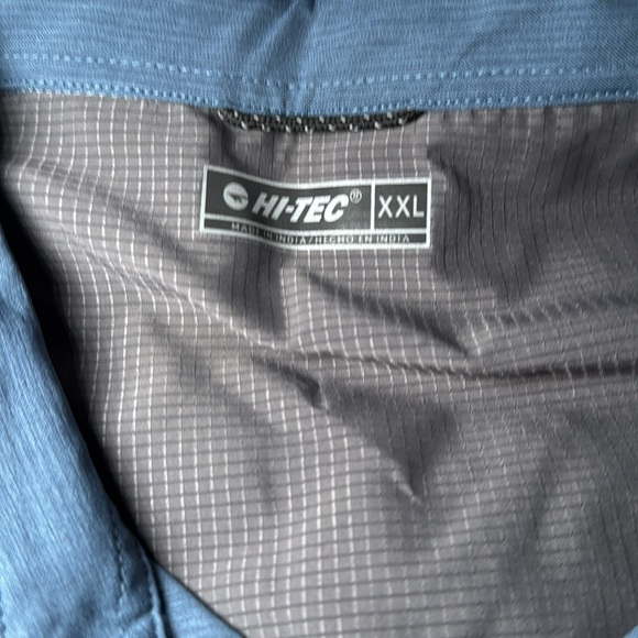 Hi-Tec collared shirt. It’s a button down.XXL blue - Picture 3 of 4